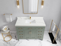 Cambridge 48 in. W x 22 in. D Single Sink Bathroom Vanity - photo 12