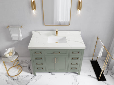 Cambridge 48 in. W x 22 in. D Single Sink Bathroom Vanity - Willow Bath and Vanity