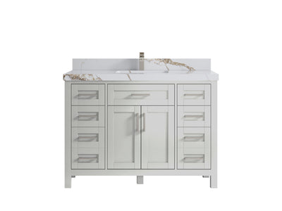 Cambridge 48 in. W x 22 in. D Single Sink Bathroom Vanity - Willow Bath and Vanity