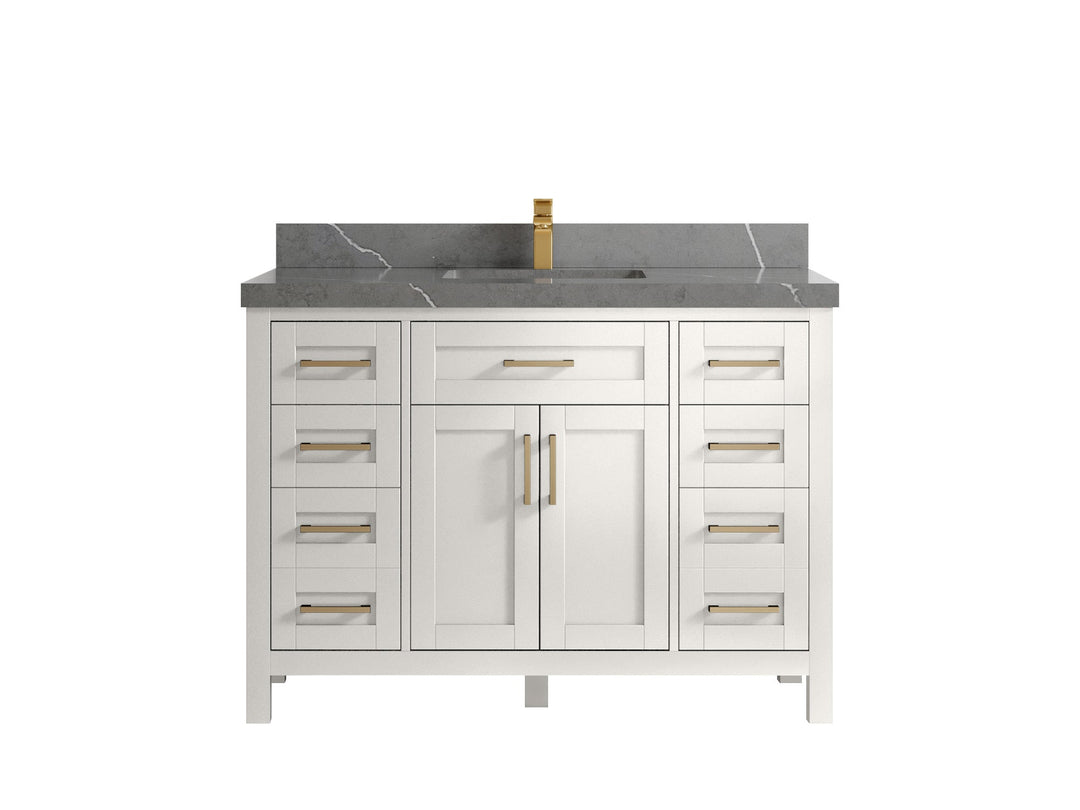 Cambridge 48 in. W x 22 in. D Single Sink Bathroom Vanity - Willow Bath and Vanity