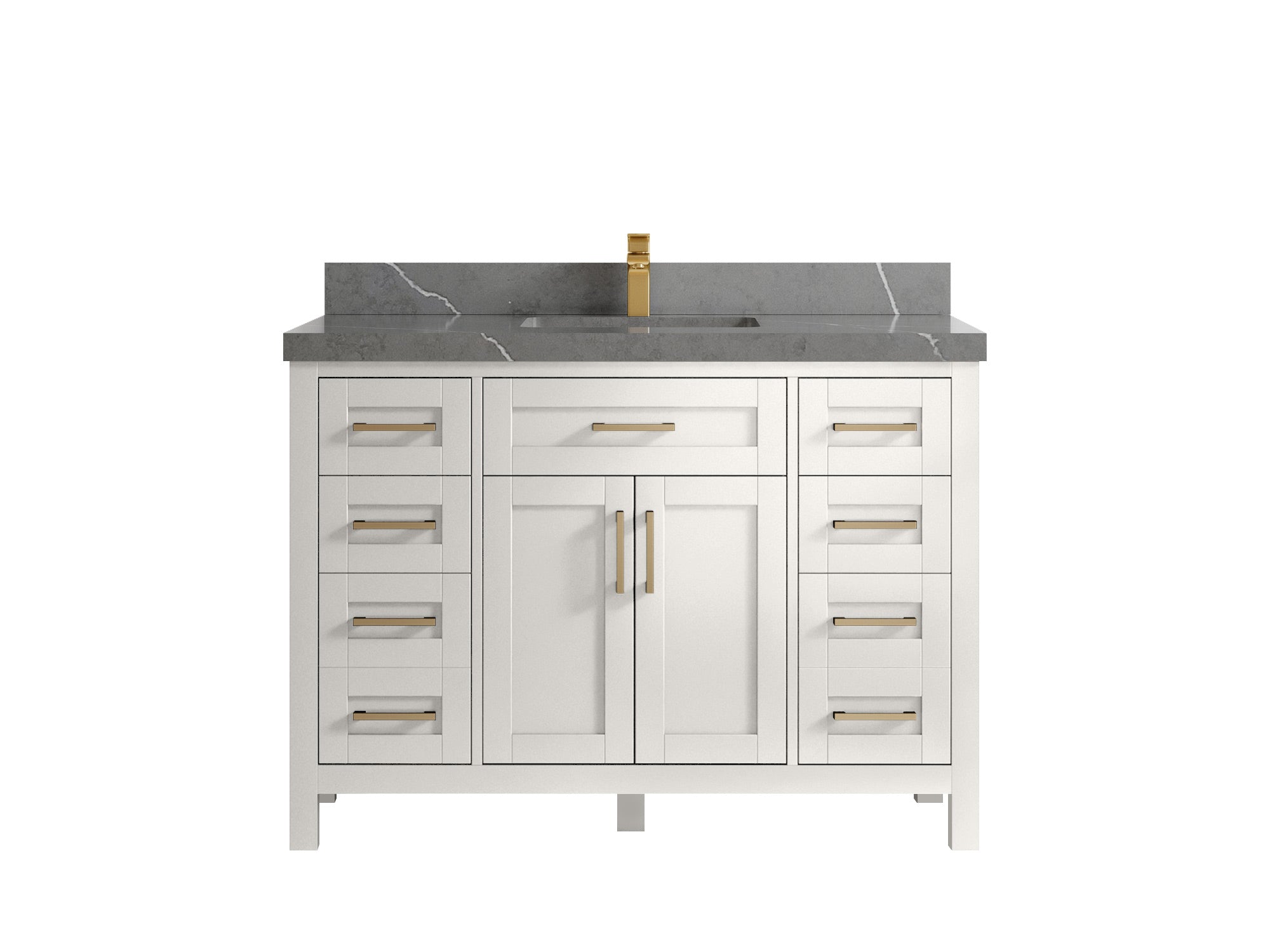 Cambridge 48 in. W x 22 in. D Single Sink Bathroom Vanity - Willow Bath and Vanity