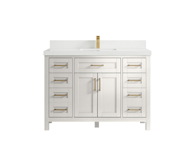Cambridge 48 in. W x 22 in. D Single Sink Bathroom Vanity - Willow Bath and Vanity