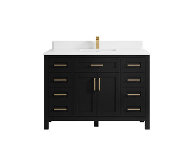 Cambridge 48 in. W x 22 in. D Single Sink Bathroom Vanity - Willow Bath and Vanity