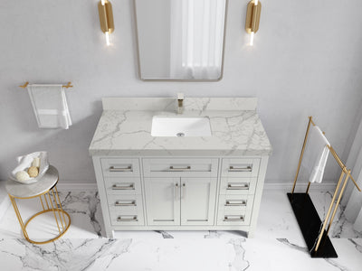 Cambridge 48 in. W x 22 in. D Single Sink Bathroom Vanity - Willow Bath and Vanity