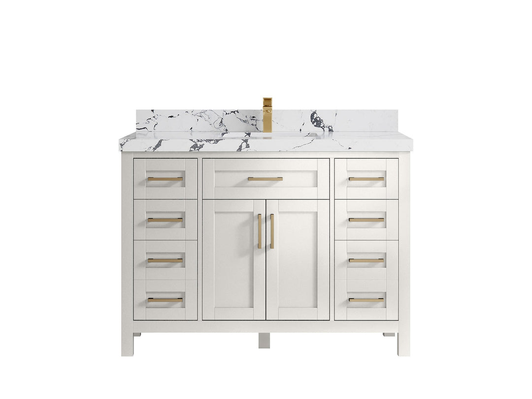 Cambridge 48 in. W x 22 in. D Single Sink Bathroom Vanity - Willow Bath and Vanity
