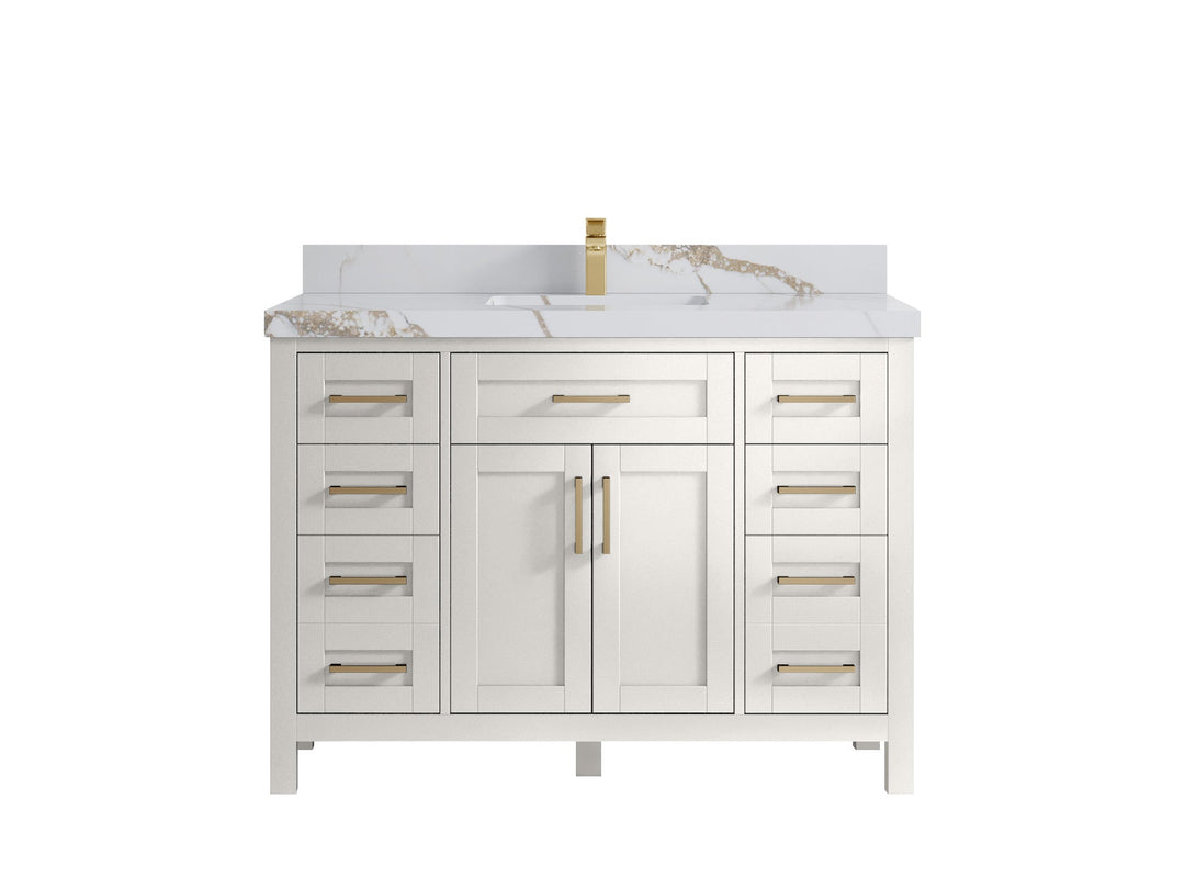 Cambridge 48 in. W x 22 in. D Single Sink Bathroom Vanity - Willow Bath and Vanity