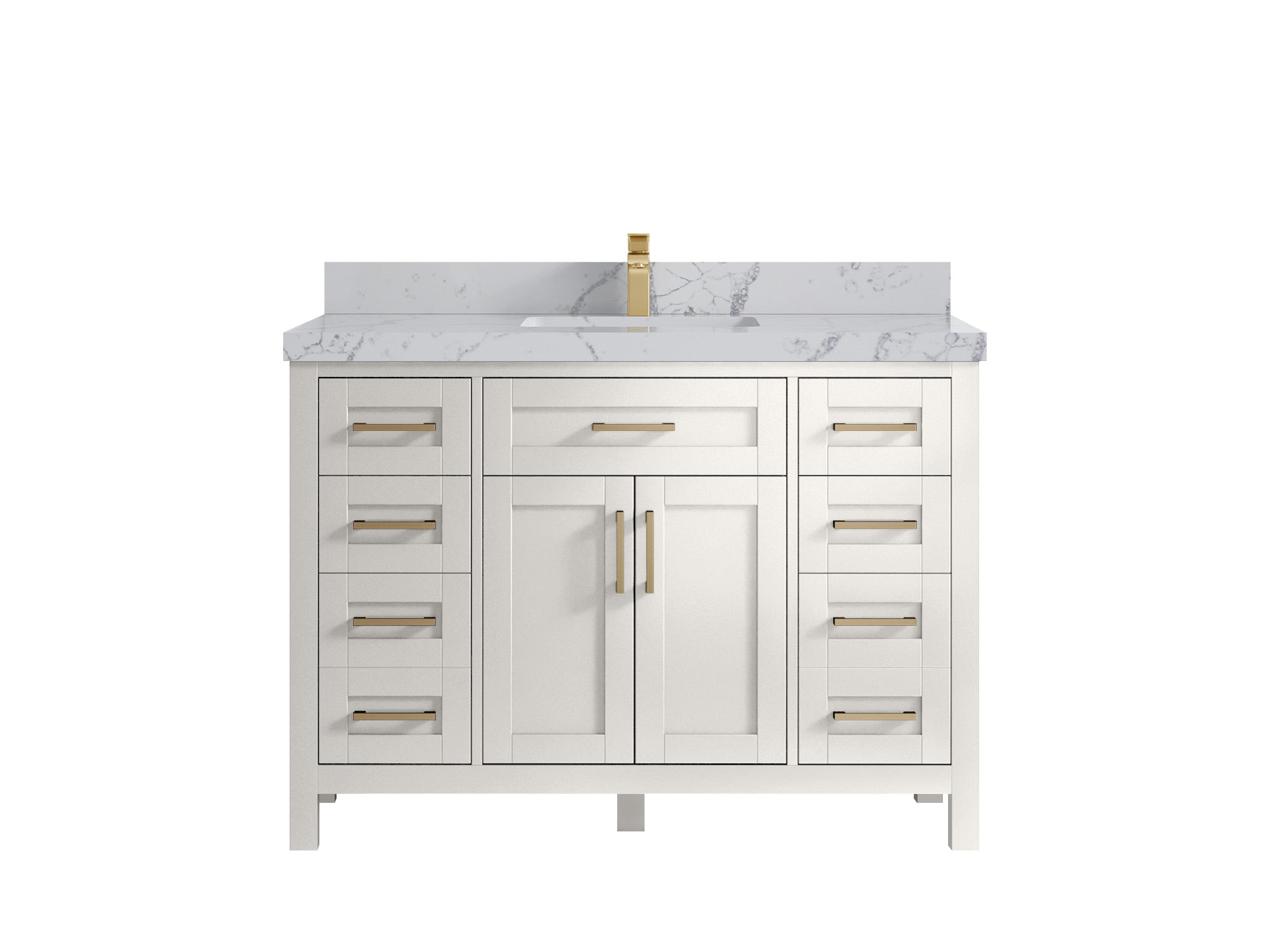 Cambridge 48 in. W x 22 in. D Single Sink Bathroom Vanity - Willow Bath and Vanity