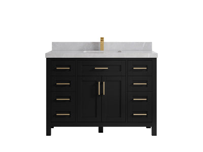 Cambridge 48 in. W x 22 in. D Single Sink Bathroom Vanity - Willow Bath and Vanity