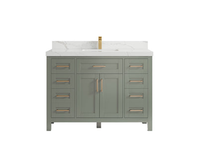 Cambridge 48 in. W x 22 in. D Single Sink Bathroom Vanity - Willow Bath and Vanity