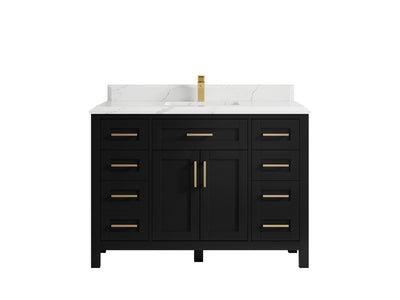 Cambridge 48 in. W x 22 in. D Single Sink Bathroom Vanity - Willow Bath and Vanity