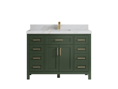Cambridge 48 in. W x 22 in. D Single Sink Bathroom Vanity - Willow Bath and Vanity
