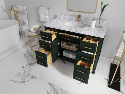 Cambridge 48 in. W x 22 in. D Single Sink Bathroom Vanity - Willow Bath and Vanity