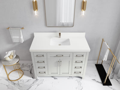Cambridge 48 in. W x 22 in. D Single Sink Bathroom Vanity - Willow Bath and Vanity