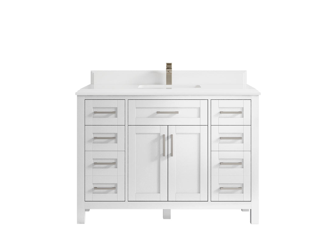 Cambridge 48 in. W x 22 in. D Single Sink Bathroom Vanity - Willow Bath and Vanity