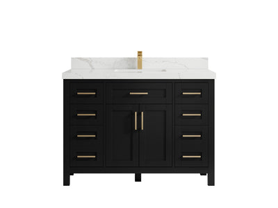 Cambridge 48 in. W x 22 in. D Single Sink Bathroom Vanity - Willow Bath and Vanity