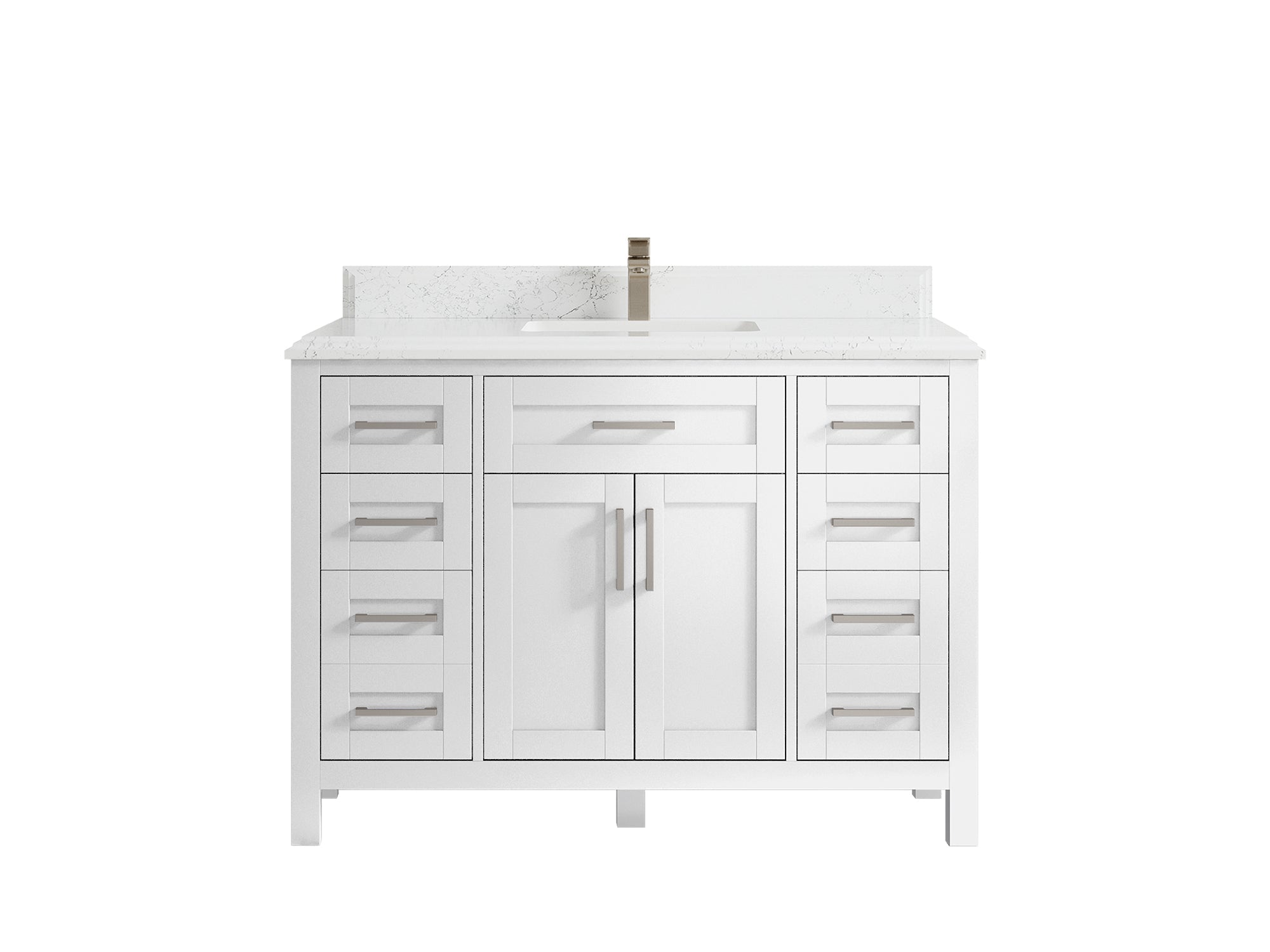 Cambridge 48 in. W x 22 in. D Single Sink Bathroom Vanity - Willow Bath and Vanity