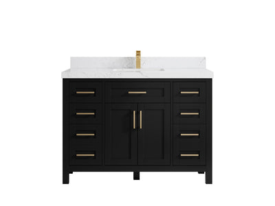 Cambridge 48 in. W x 22 in. D Single Sink Bathroom Vanity - Willow Bath and Vanity