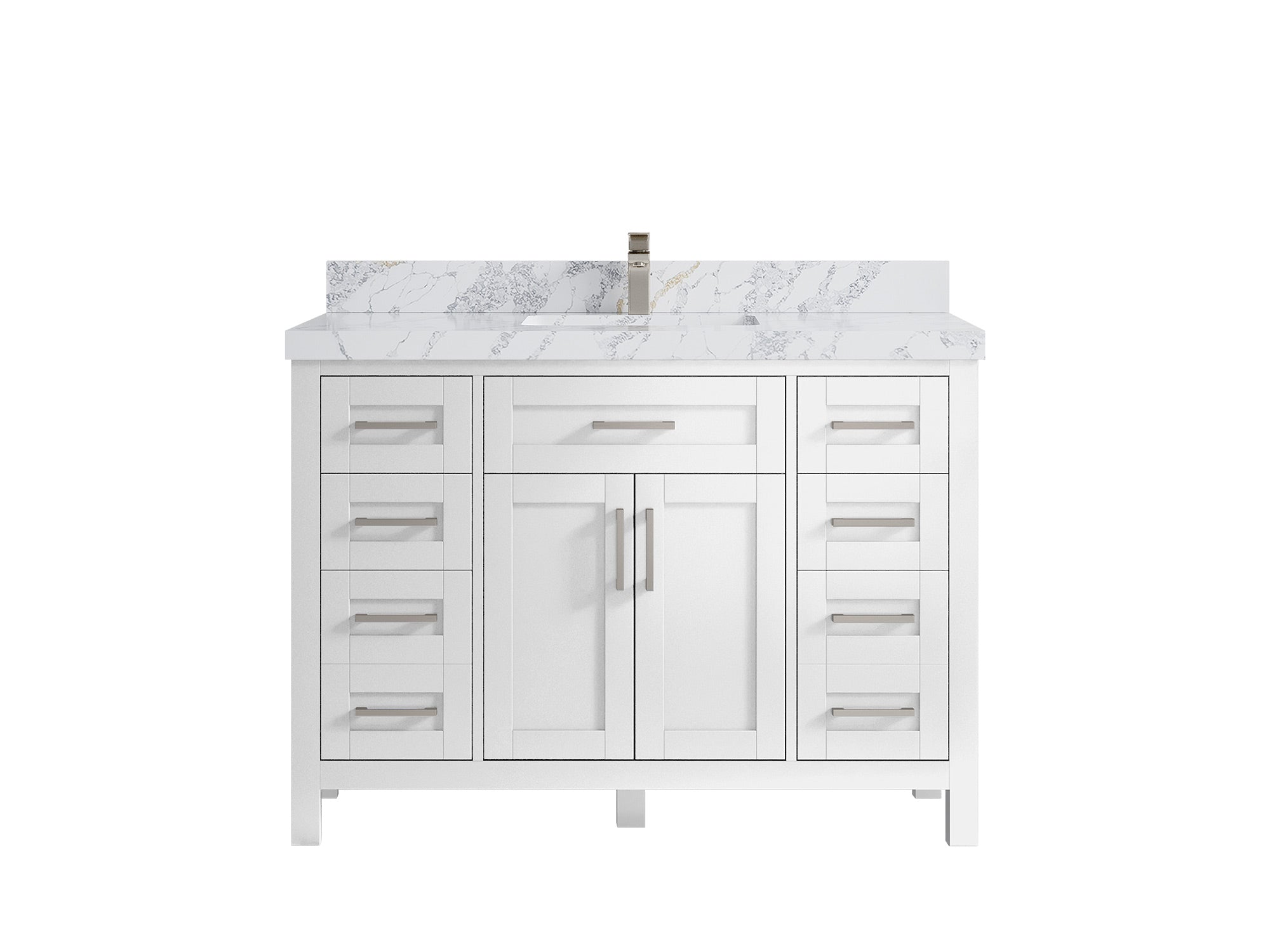 Cambridge 48 in. W x 22 in. D Single Sink Bathroom Vanity - Willow Bath and Vanity