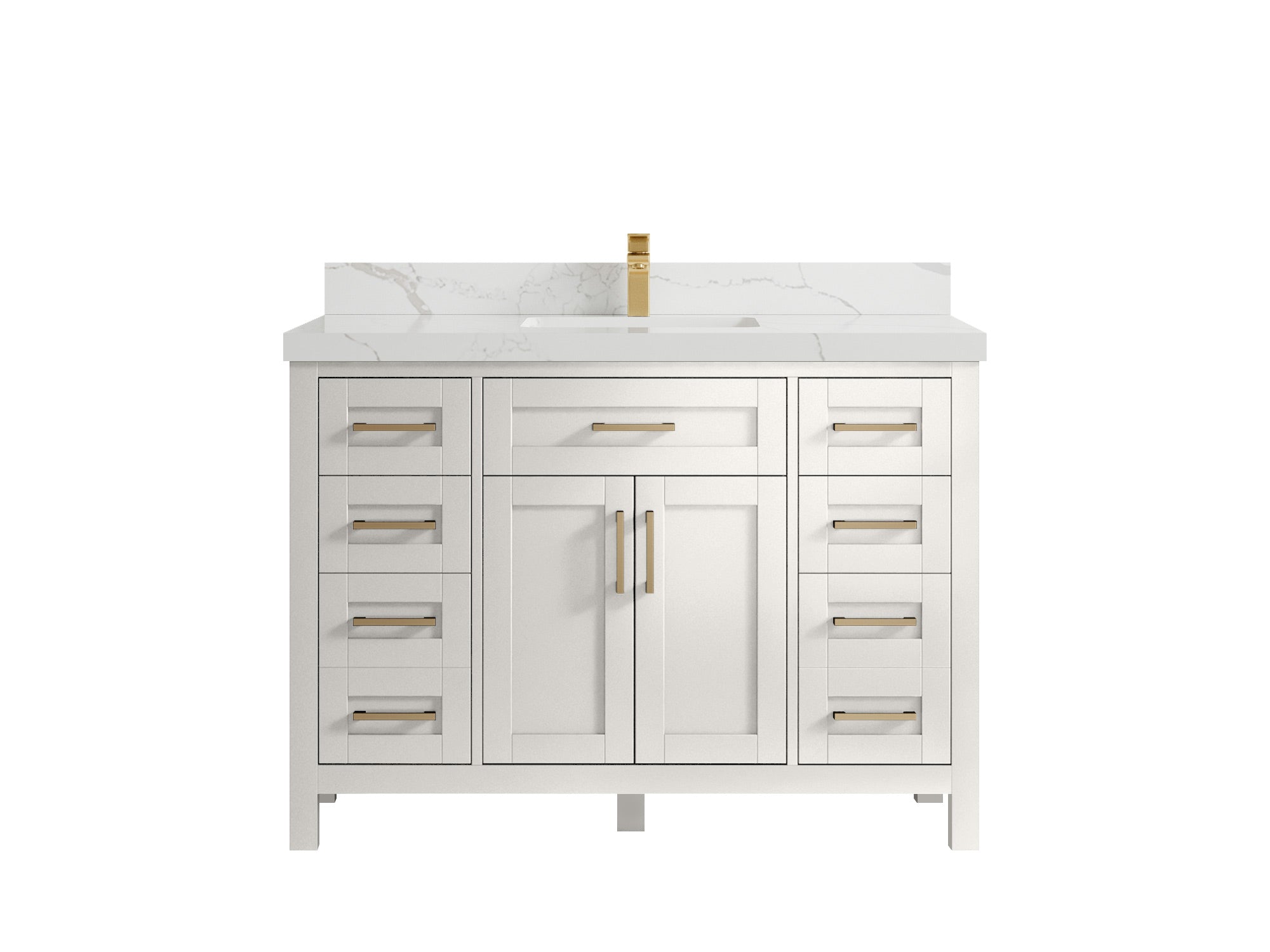 Cambridge 48 in. W x 22 in. D Single Sink Bathroom Vanity - Willow Bath and Vanity