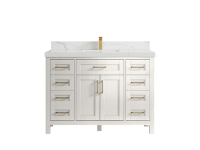 Cambridge 48 in. W x 22 in. D Single Sink Bathroom Vanity - Willow Bath and Vanity