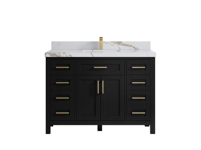 Cambridge 48 in. W x 22 in. D Single Sink Bathroom Vanity - Willow Bath and Vanity