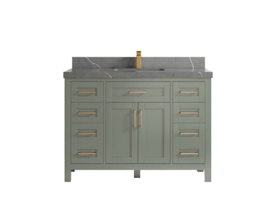 Cambridge 48 in. W x 22 in. D Single Sink Bathroom Vanity - Willow Bath and Vanity