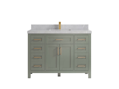 Cambridge 48 in. W x 22 in. D Single Sink Bathroom Vanity - Willow Bath and Vanity