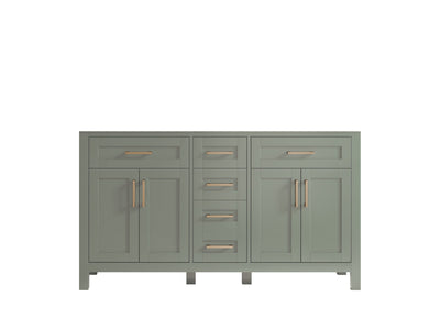 Cambridge 60 in. W x 22 in. D Double Sink Bathroom Vanity - Willow Bath and Vanity