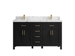 Cambridge 60 in. W x 22 in. D Double Sink Bathroom Vanity - photo 40