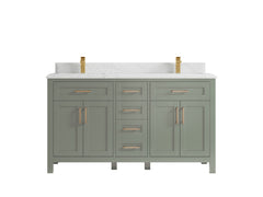 Cambridge 60 in. W x 22 in. D Double Sink Bathroom Vanity - photo 25