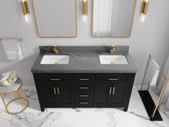 Cambridge 60 in. W x 22 in. D Double Sink Bathroom Vanity - photo 37