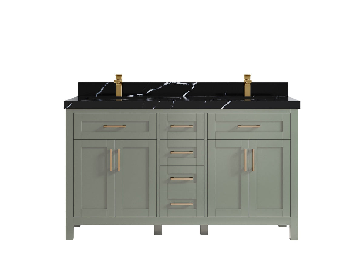 Cambridge 60 in. W x 22 in. D Double Sink Bathroom Vanity - Willow Bath and Vanity