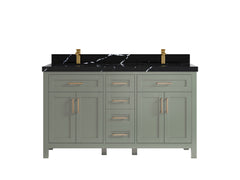 Cambridge 60 in. W x 22 in. D Double Sink Bathroom Vanity - photo 9