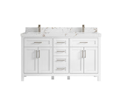 Cambridge 60 in. W x 22 in. D Double Sink Bathroom Vanity - photo 40
