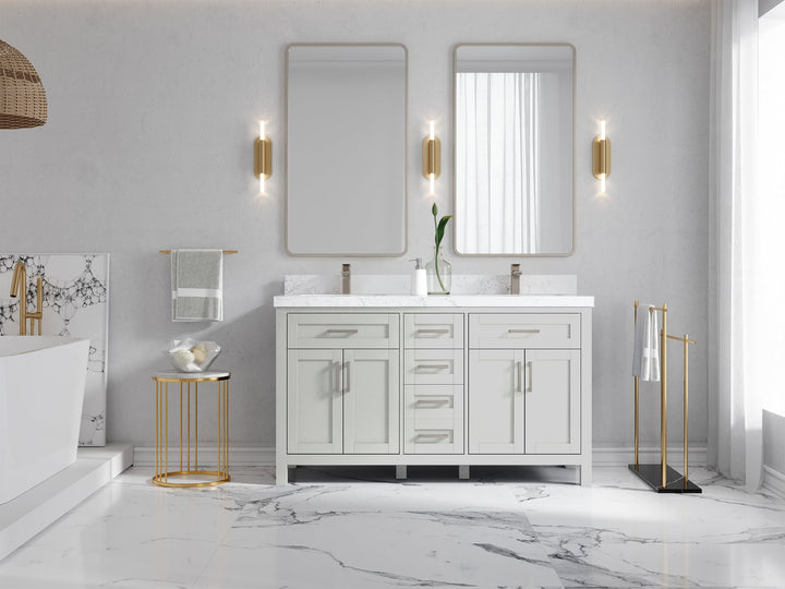 Cambridge 60 in. W x 22 in. D Double Sink Bathroom Vanity - photo 4