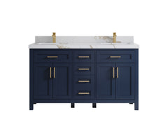 Cambridge 60 in. W x 22 in. D Double Sink Bathroom Vanity - photo 44