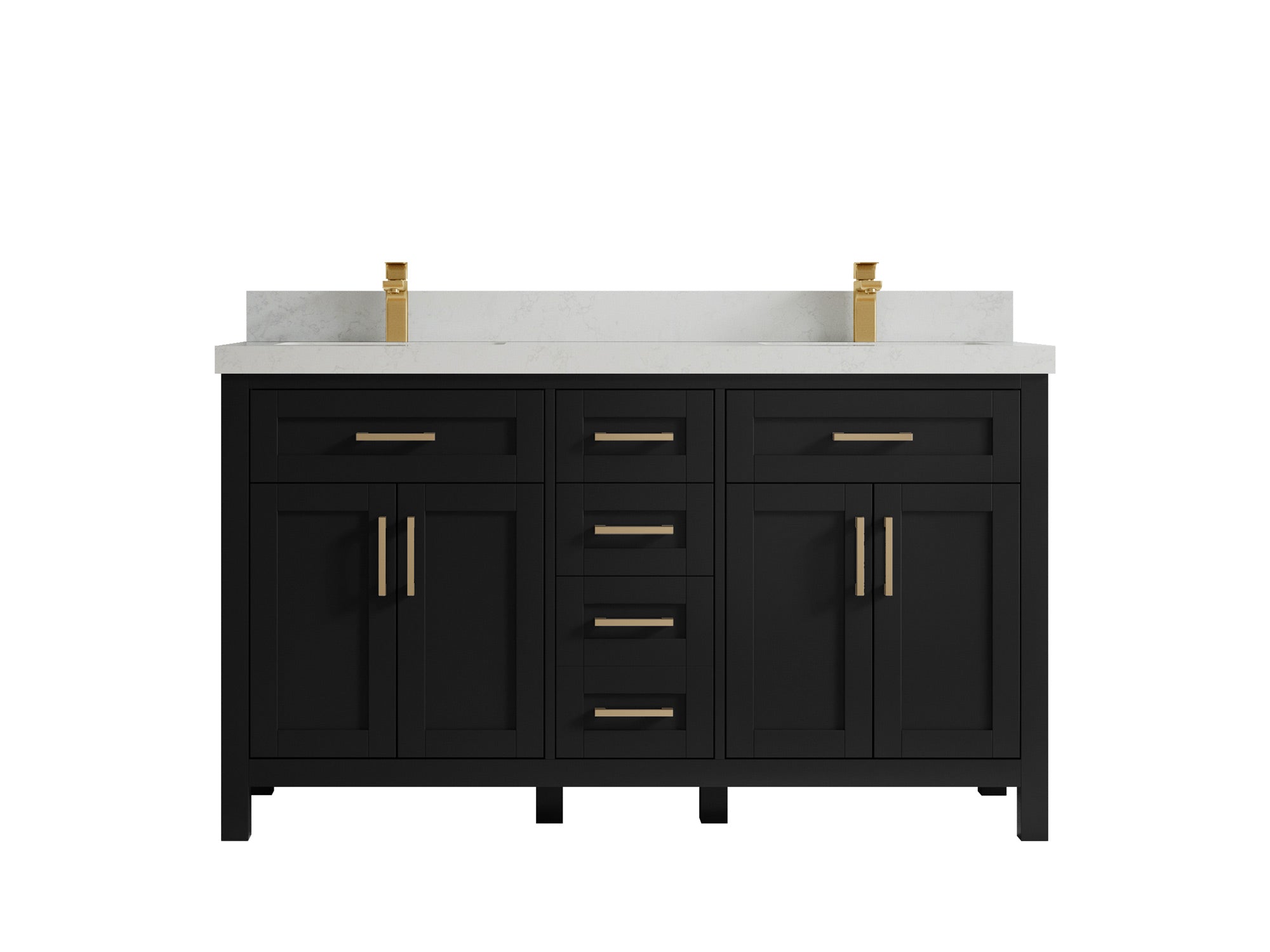 Cambridge 60 in. W x 22 in. D Double Sink Bathroom Vanity - Willow Bath and Vanity