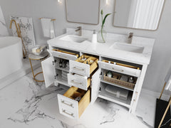Cambridge 60 in. W x 22 in. D Double Sink Bathroom Vanity - photo 3