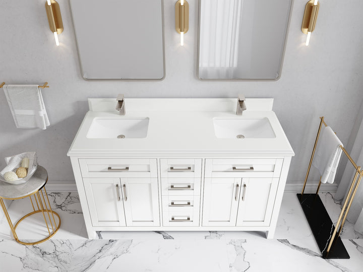 Cambridge 60 in. W x 22 in. D Double Sink Bathroom Vanity - photo 36