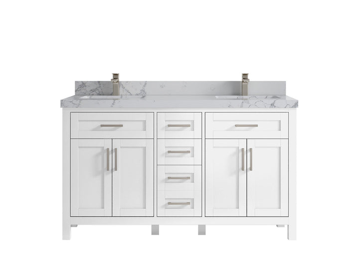 Cambridge 60 in. W x 22 in. D Double Sink Bathroom Vanity - photo 13