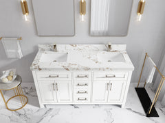 Cambridge 60 in. W x 22 in. D Double Sink Bathroom Vanity - photo 41
