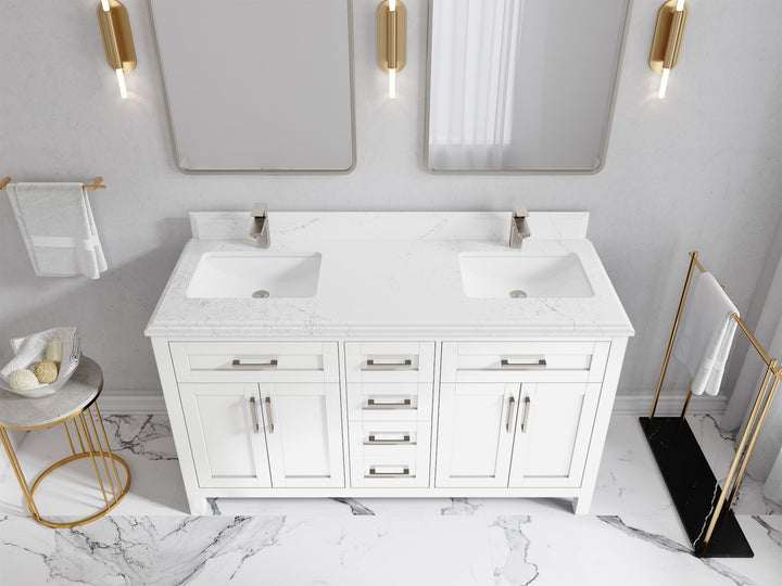 Cambridge 60 in. W x 22 in. D Double Sink Bathroom Vanity - photo 34