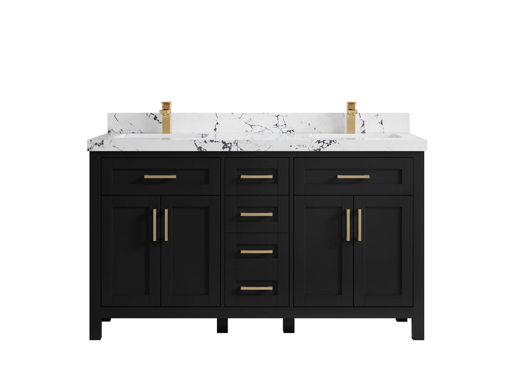 Cambridge 60 in. W x 22 in. D Double Sink Bathroom Vanity - photo 49