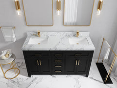 Cambridge 60 in. W x 22 in. D Double Sink Bathroom Vanity - photo 19