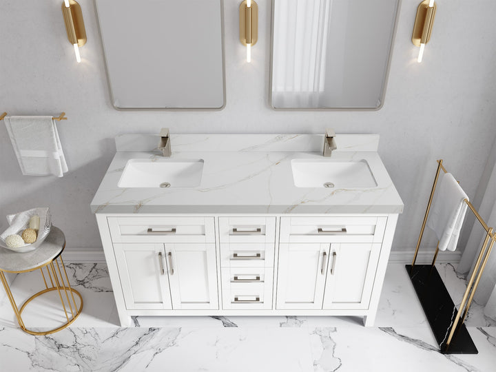 Cambridge 60 in. W x 22 in. D Double Sink Bathroom Vanity - photo 26