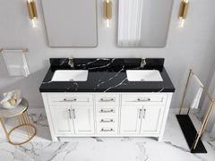 Cambridge 60 in. W x 22 in. D Double Sink Bathroom Vanity - photo 11