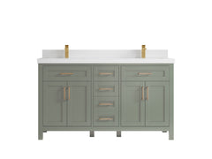 Cambridge 60 in. W x 22 in. D Double Sink Bathroom Vanity - photo 7