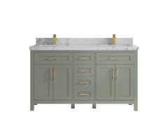 Cambridge 60 in. W x 22 in. D Double Sink Bathroom Vanity - photo 41
