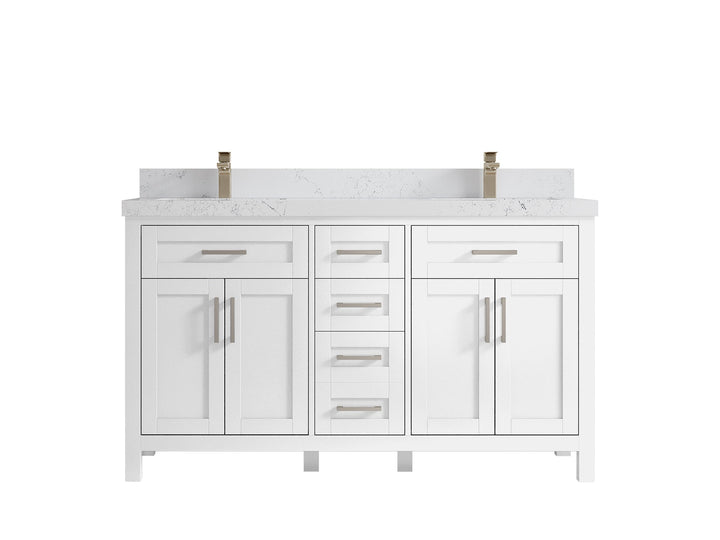 Cambridge 60 in. W x 22 in. D Double Sink Bathroom Vanity - photo 39