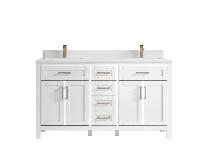 Cambridge 60 in. W x 22 in. D Double Sink Bathroom Vanity - photo 37